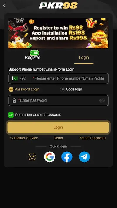 PKR98 Game App
